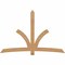 Ekena Millwork Davenport Timber Gable Bracket, Western Red Cedar, 96"W x 64"H x 1 1/2"D x 5 1/2"F, 16/12 Pitch GBW096X64X0206DAV00SWR - alternate 1
